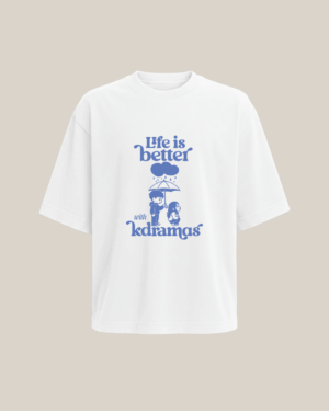 Polera Tradicional Kdrama Fan "Life is better..."